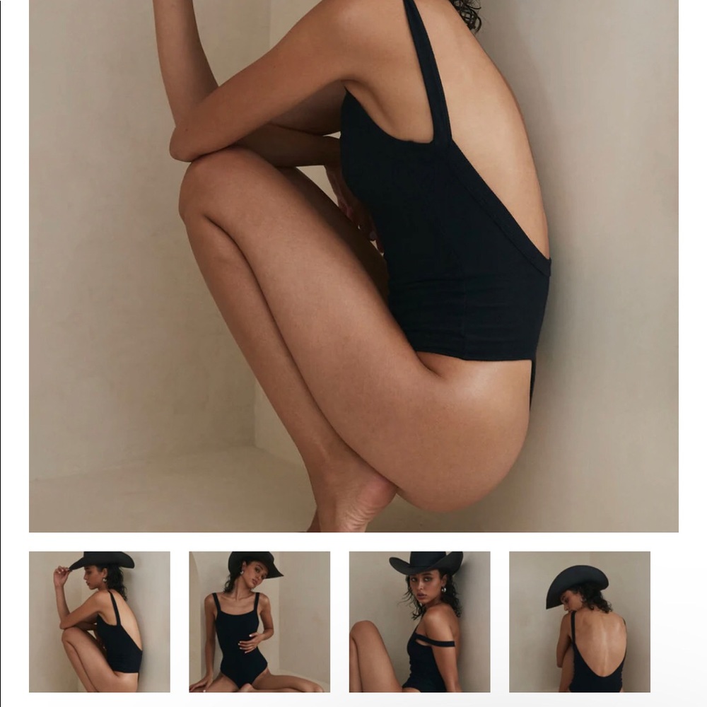 Clyque The Label Black Genelle bodysuit